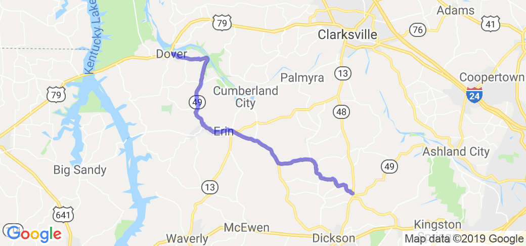 TN Route 49 - Dover to Dickson |  United States