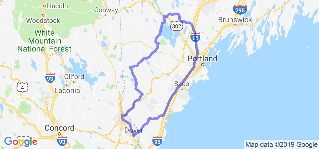 The Dover, NH to Poland, ME Loop |  United States