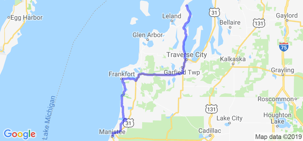 Manistee to Traverse City; Lake Michigan Shore Tour |  Michigan