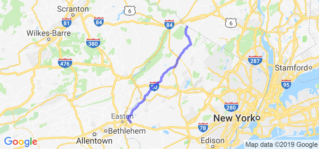 Route 519 from Phillipsburg to High Point |  United States