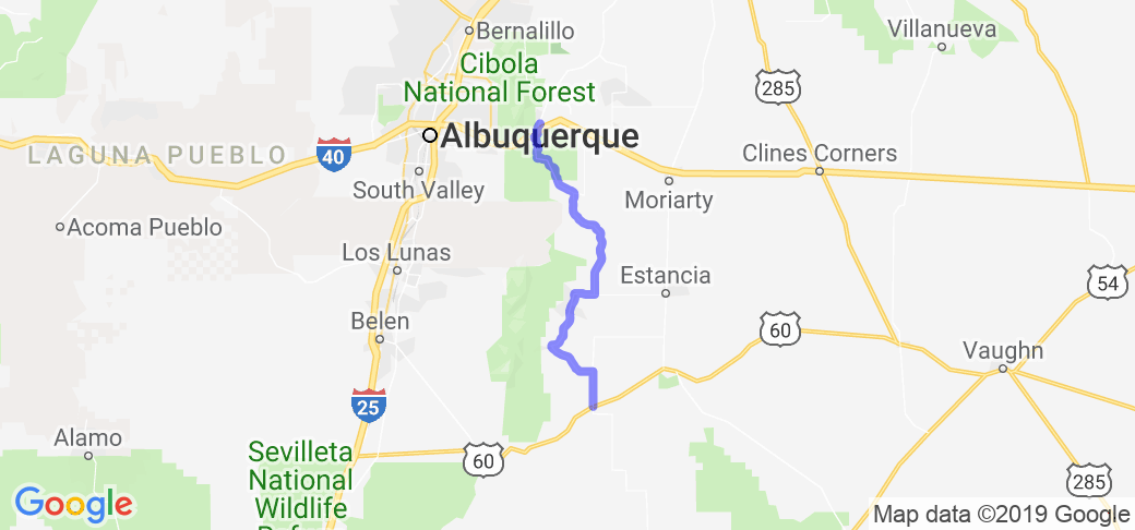 NM 337 through the Cibola National Forest |  United States