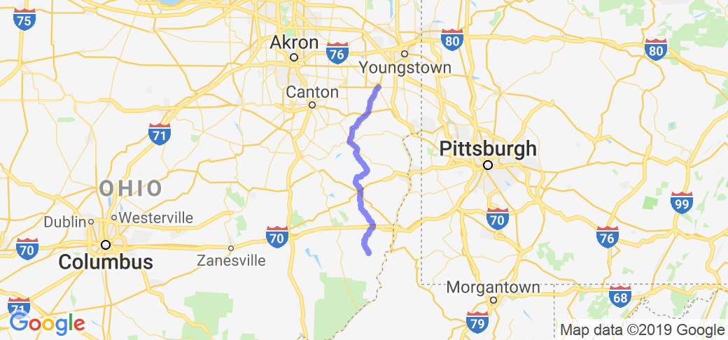 Ohio's State Route 9; Salem to Armstrong Mills |  United States