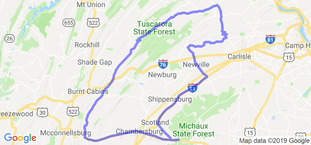 South Central PA Countryside Loop |  United States