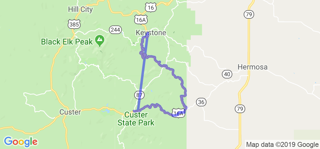 16 A to and thru Custer State Park |  United States