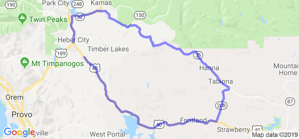 Heber to Hannah & the Wolf Creek Pass Loop |  Utah