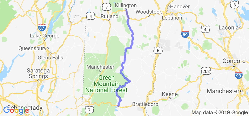 Route 100 - from Willington to Killington |  Vermont