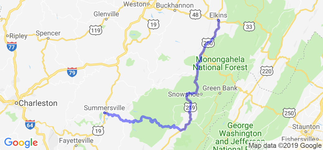 US 219 Elkins to Summerville |  West Virginia