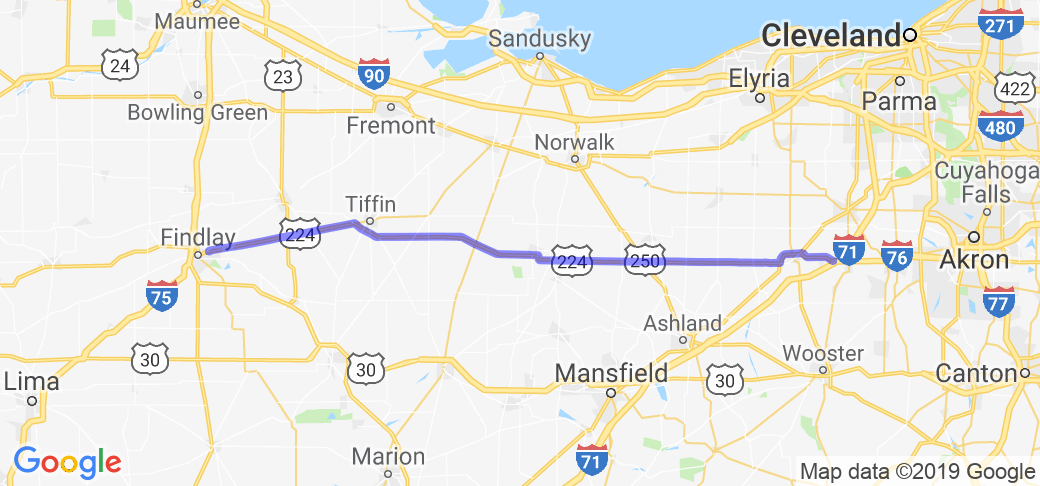US 224 - Akron area to Findlay |  United States