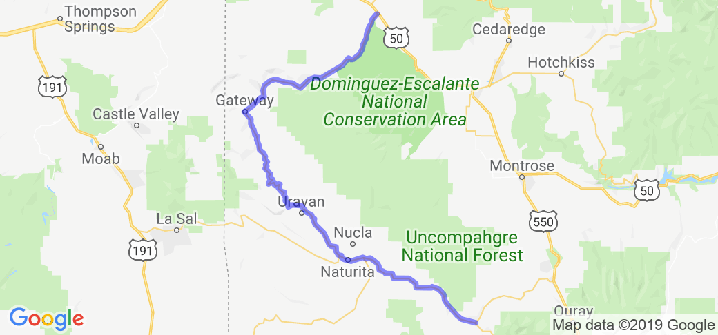 Unaweep Tabeguache Scenic Road - CO 141 |  United States