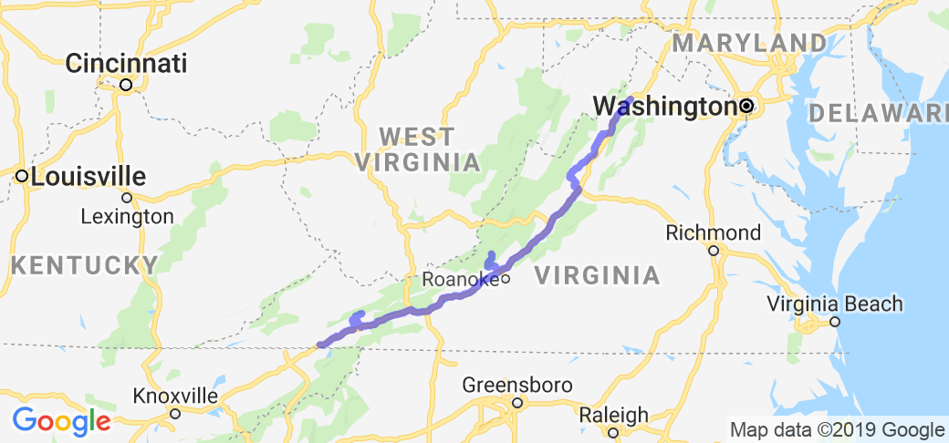 Rt 42 - Virginia Mountains |  United States