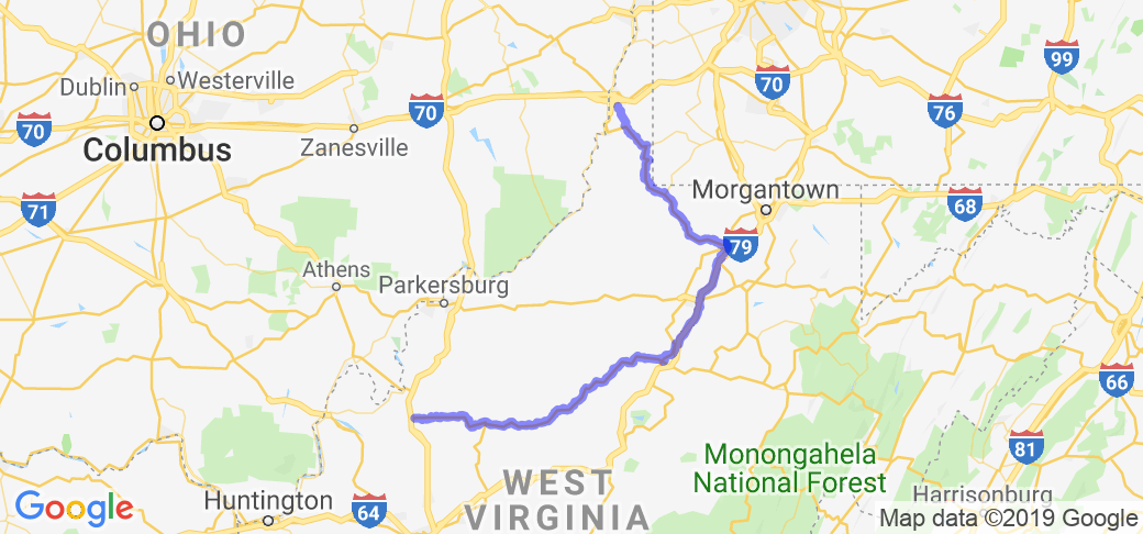 200-Mile West Virginia Twisties Tour |  West Virginia