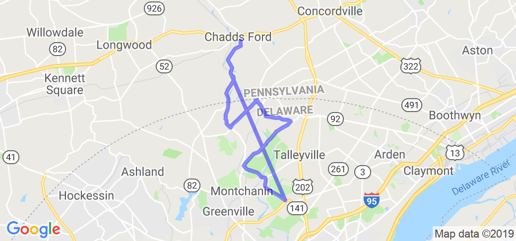 Brandywine Trail Map