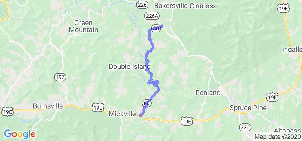 North Carolina Route 80 (Between 19E and 226A) - The Popper of the Devil's Whip |  United States