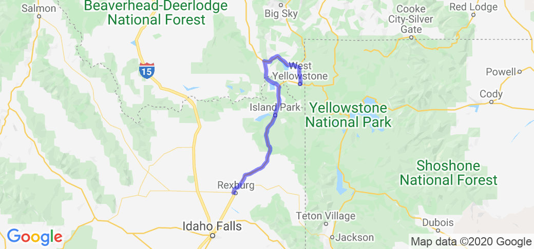 The Snake River to Super Volcano to Earthquake Lake to West Yellow Stone Run |  Montana