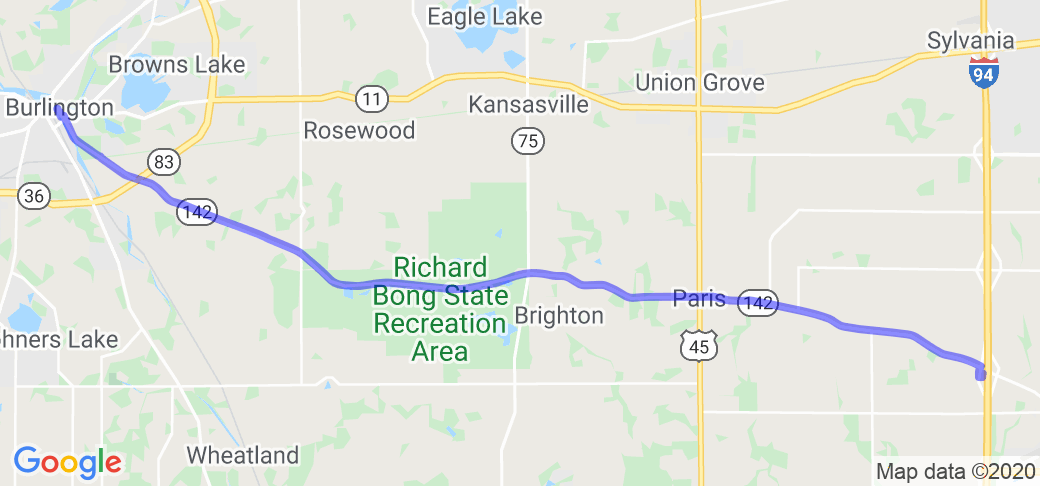 State Highway 142 Through Richard Bong State Recreation Area |  United States