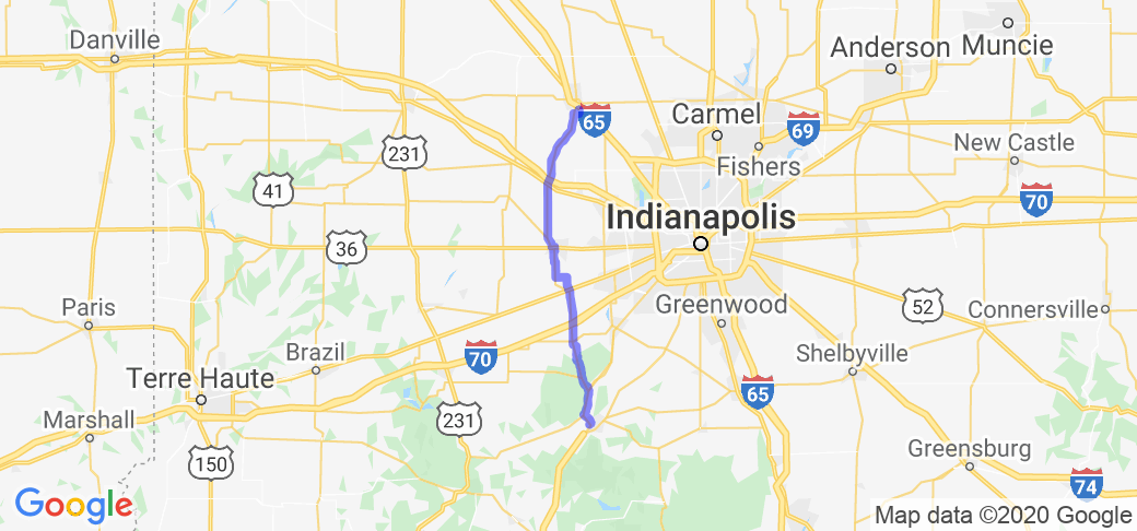 Leisurely Country Bypass Around Indianapolis |  United States
