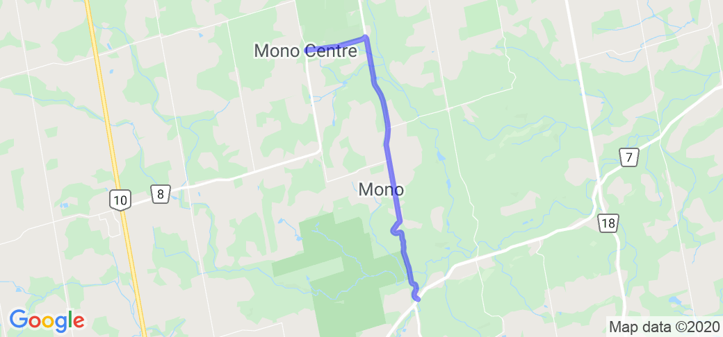 Mono Centre (Ontario, Canada) |  Routes Around the World