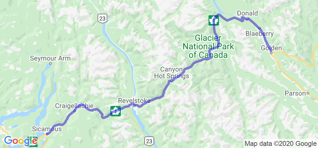 Rogers Pass TC-1 (British Columbia, Canada) |  Routes Around the World