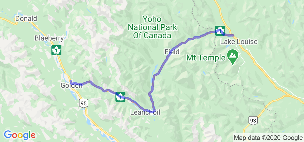 Yoho Route (British Columbia, Canada) |  Routes Around the World