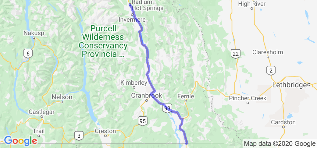 Kootenay Highway Rt.93 (British Columbia, Canada) |  Routes Around the World