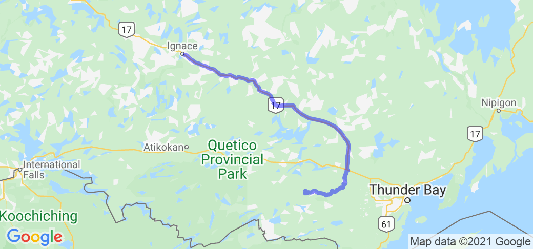 Pickle Lake Road (Hwy 599) (Ontario, Canada) |  Routes Around the World