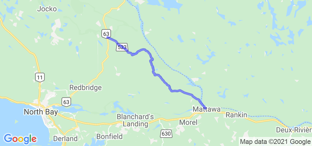 Route 533 - Mattawa (Quebec, Canada) |  Routes Around the World