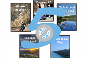 Guide to Five Motorcycle Roads that are great even in the Winter Months
