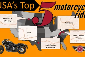 top 5 best motorcycle rides in the USA