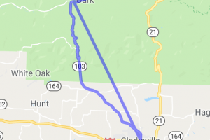 AR Hwy 103 from Clarksville to Oark |  United States