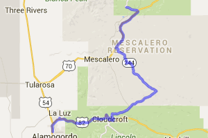 Riudoso to Alamogordo via Cloudcroft |  New Mexico