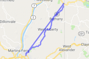 State Route 88 from Wheeling to the PA Border |  United States