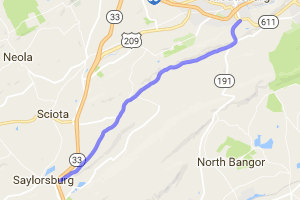 PA-191 to SR 2002 to PA-115 |  United States