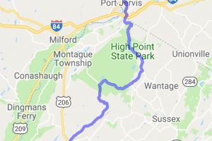 Northern New Jersey: Stokes State Forest through High Point to Port Jarvas |  New York