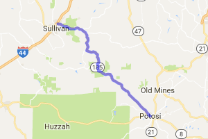 MO Route 185 - Potosi to Oak Grove Village |  United States