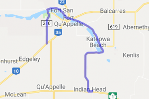 Qu'Appelle Valley (Saskatchewan, Canada) |  Routes Around the World