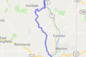 Ohio Route 213 - Wellsville to Steubenville |  United States
