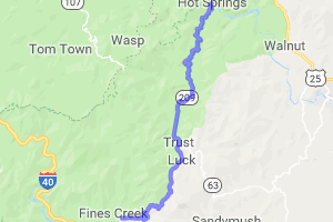 The Rattler - 25 miles - 290 turns - 2 mountains |  United States