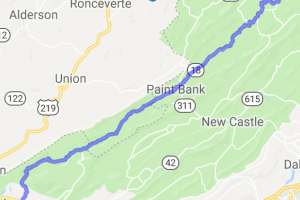 Covington to Pearisville |  West Virginia