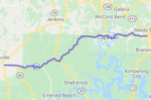 The Missouri Roller Coaster - Route 76 West of Reeds Spring |  United States