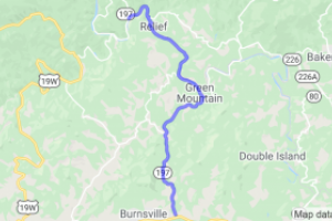 North Carolina Route 197 - The Garter Snake |  North Carolina