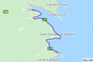 The Perce' Rock Ocean Ride (Quebec, Canada) |  Routes Around the World