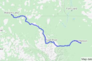 Alaska Highway Ft. Nelson to Watson Lake (British Columbia, Canada) |  Routes Around the World