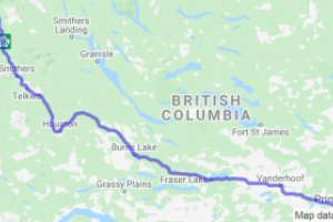 Yellowhead Highway 16  Cassiar Hwy. to Prince George (British Columbia, Canada) |  Routes Around the World