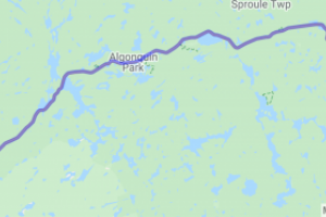 Hwy 60 through Algonquin Park (Ontario, Canada) |  Routes Around the World