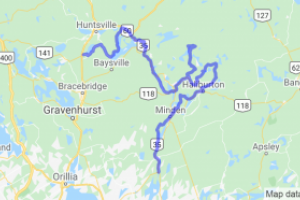 Haliburton and Huntsville East Roads (Ontario, Canada) |  Routes Around the World