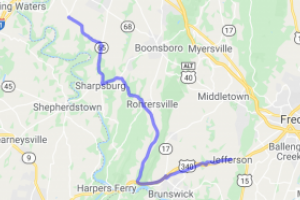 Jefferson to Downsville - twisty and single-lane bridges |  United States