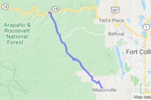 Poudre Canyon to Masonville  on Stove Prairie Road and Buckhorn Road |  United States