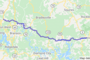 US 160 - Reeds Spring to Gainesville |  United States