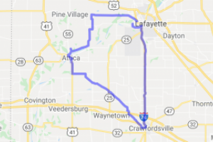 West Lafayette to Crawfordville |  Indiana