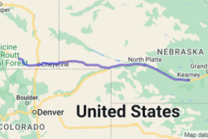 Around the edge of Colorado (segment 7 of 8) - Laramie WY to Kearney NE |  Nebraska